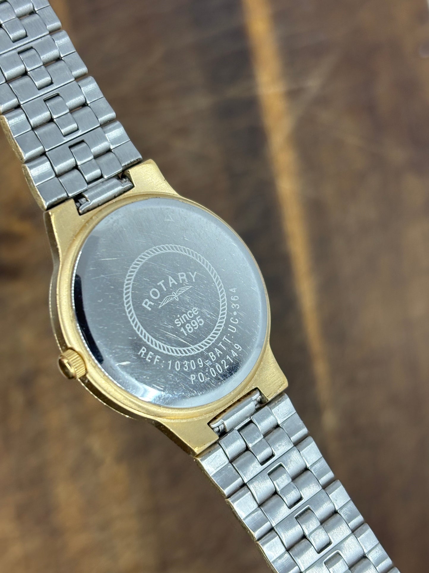 Rotary Quartz – Gold Dress Watch with Roman Numerals