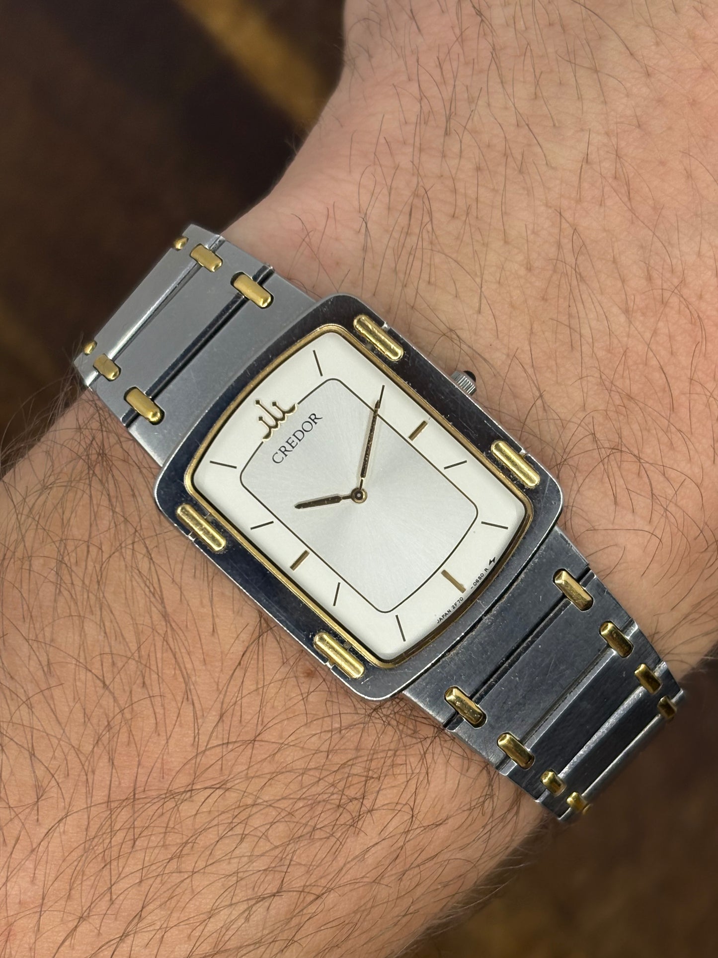 Seiko Credor 18k gold Two-Tone Dress Watch