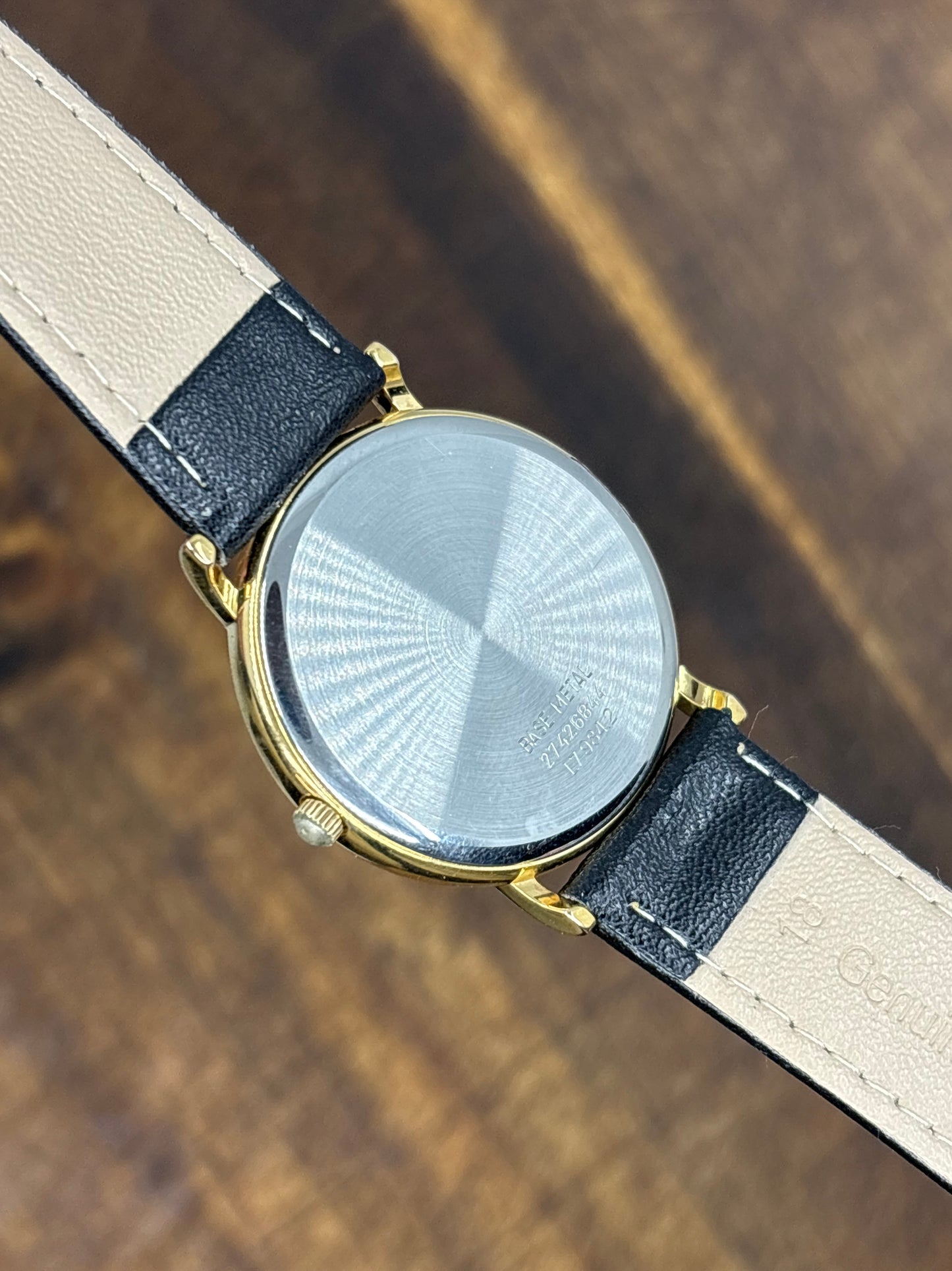 Longines Quartz (Roman Dial, Gold Case)