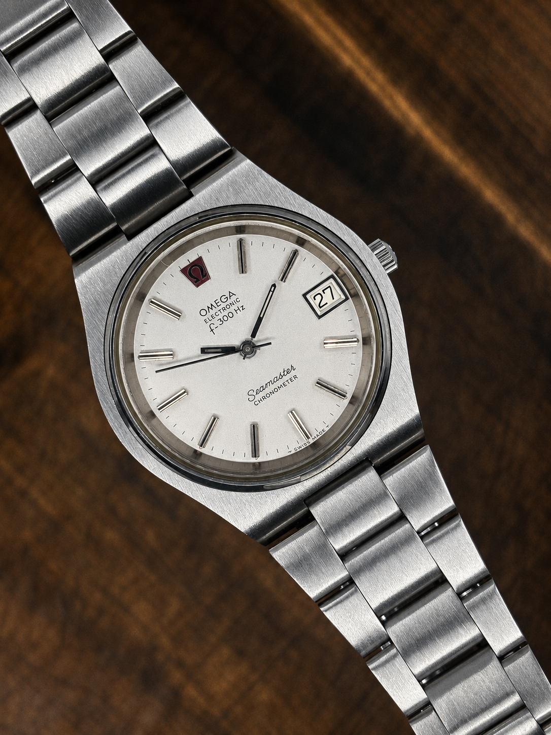 Vintage Omega Seamaster Electronic f300 Hz Chronometer | Stainless Steel | Date | Swiss Made