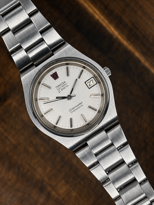 Vintage Omega Seamaster Electronic f300 Hz Chronometer | Stainless Steel | Date | Swiss Made