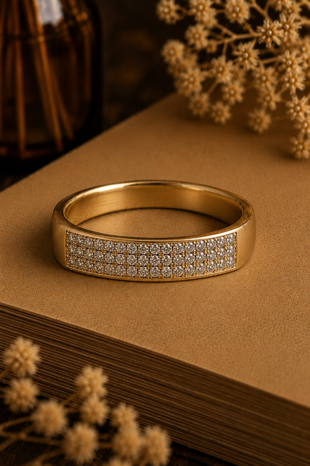 9ct Gold Diamond Cluster Ring