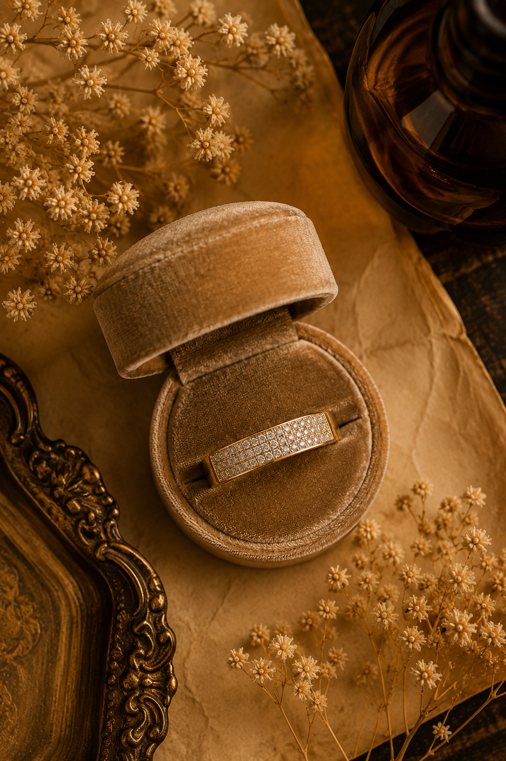 9ct Gold Diamond Cluster Ring