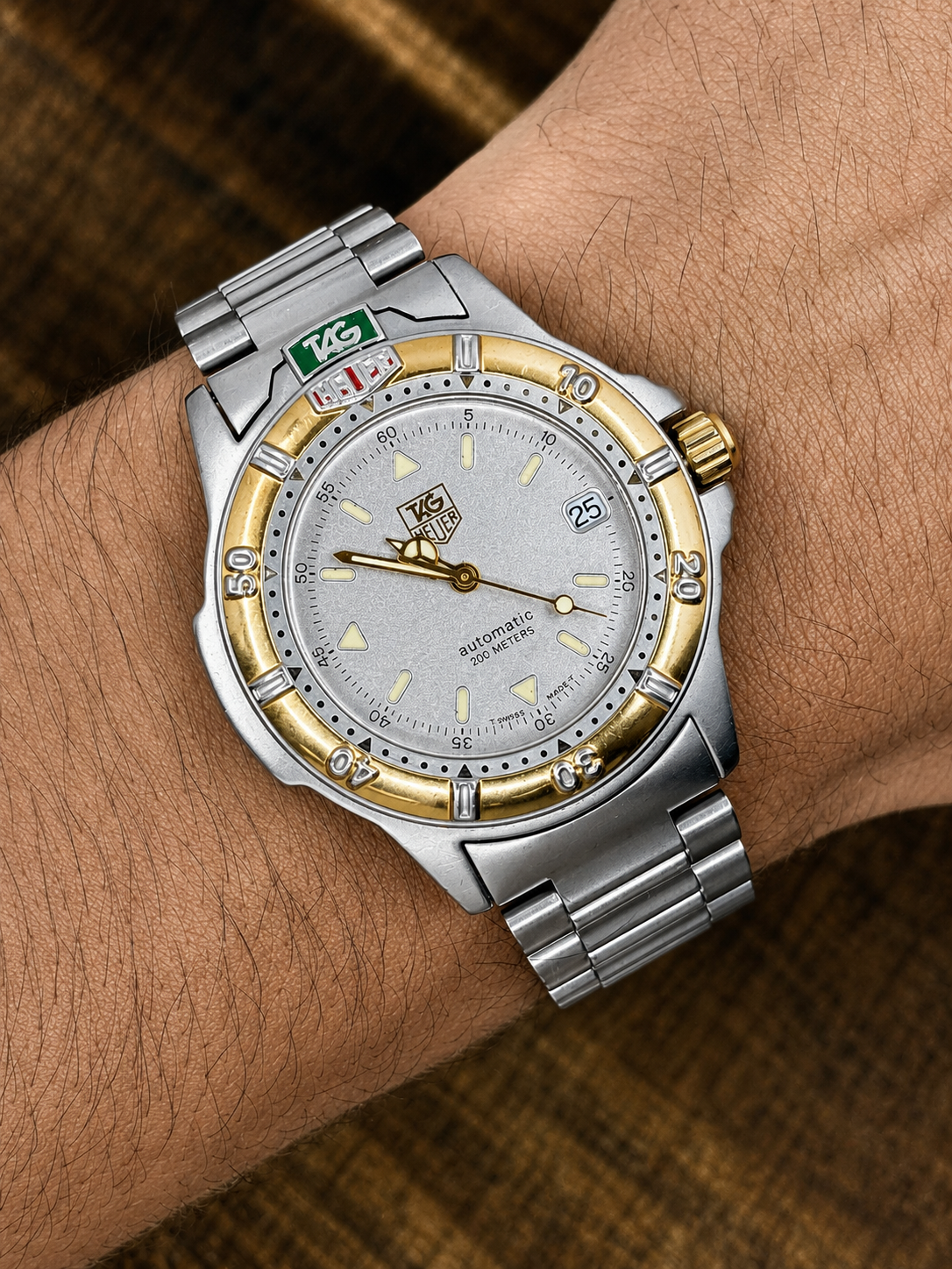 Vintage TAG Heuer 2000 Automatic 200M Two-Tone Dive Watch | Stainless Steel | Swiss Made