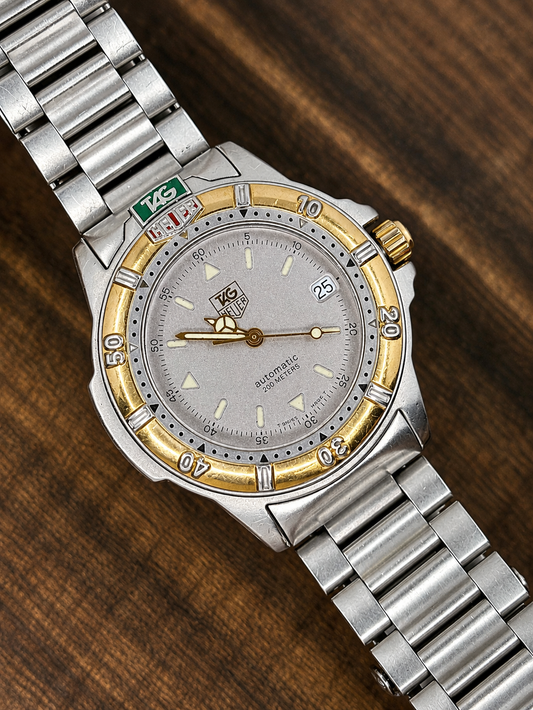 Vintage TAG Heuer 2000 Automatic 200M Two-Tone Dive Watch | Stainless Steel | Swiss Made