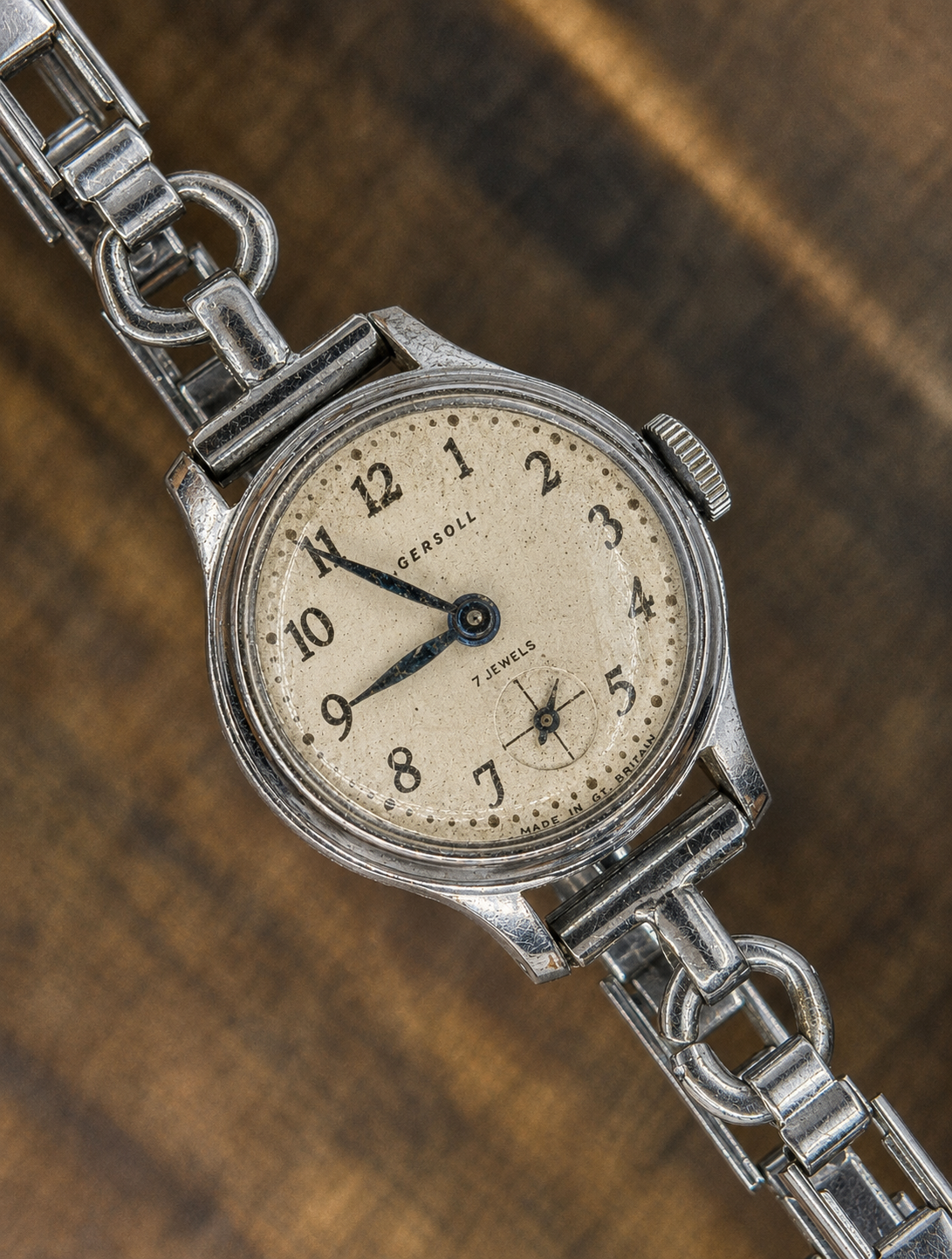 Vintage Ingersoll 7 Jewels Ladies Mechanical Watch | Small Seconds | Swiss Made | Hand-Wind | Art Deco Style