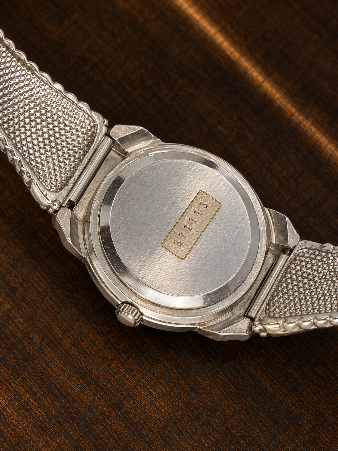 Vintage Stuart Nye Abalone Dial Quartz Watch | Sterling Silver Bracelet | Artisan Jewellery Watch