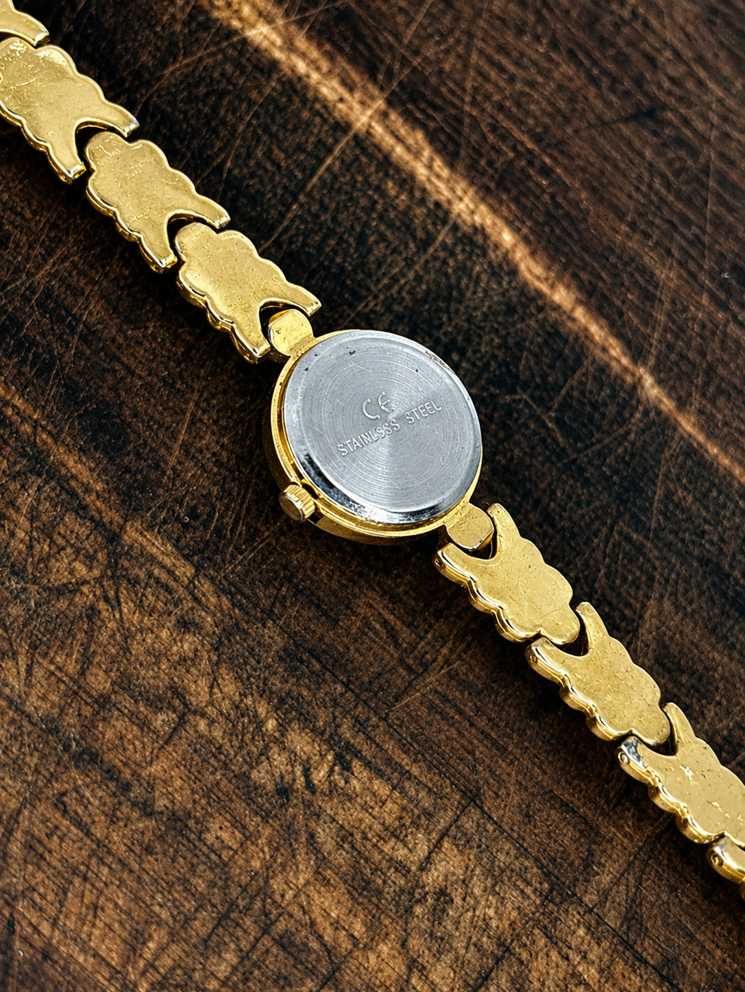 Vintage Kelfia Ladies Quartz Watch | Gold Tone Bracelet | White Roman Numeral Dial | Dress Watch