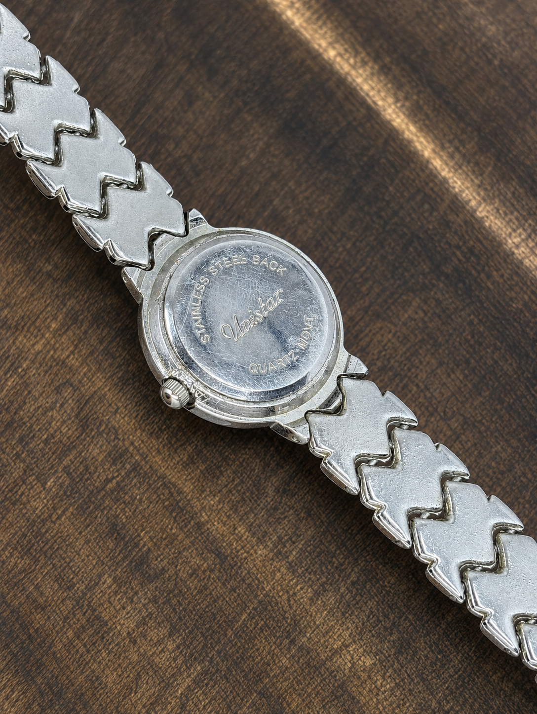 Vintage Tristar Ladies Quartz Watch | Black Dial | Silver Tone Bracelet | Dress Watch
