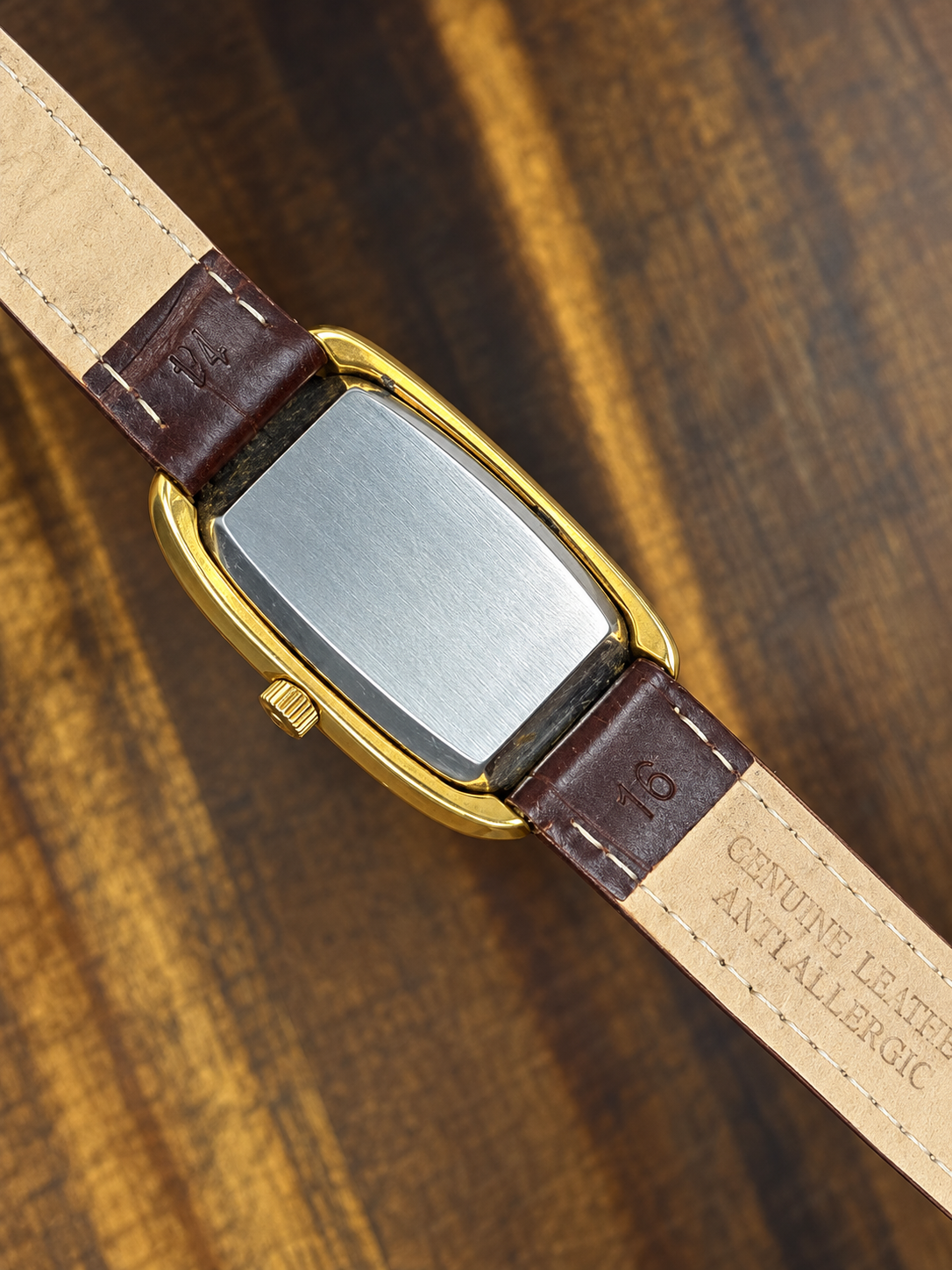 Vintage Omega De Ville Automatic Watch | Brown Dial Gold Tone Oval Case Swiss
