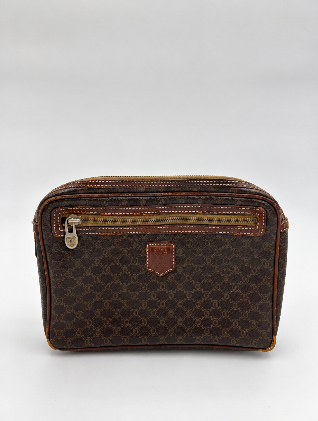 Vintage Celine Macadam Crossbody Bag