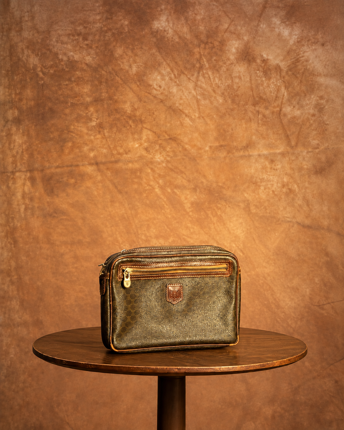Vintage Celine Macadam Crossbody Bag