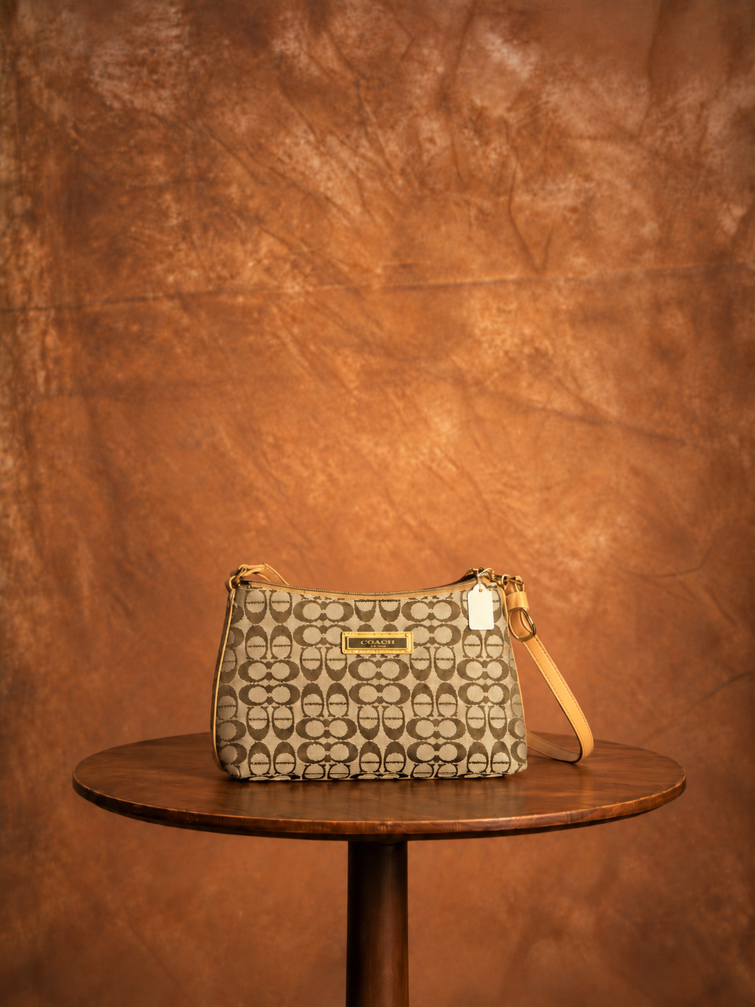 Vintage Valentino Monogram Wristlet Bag