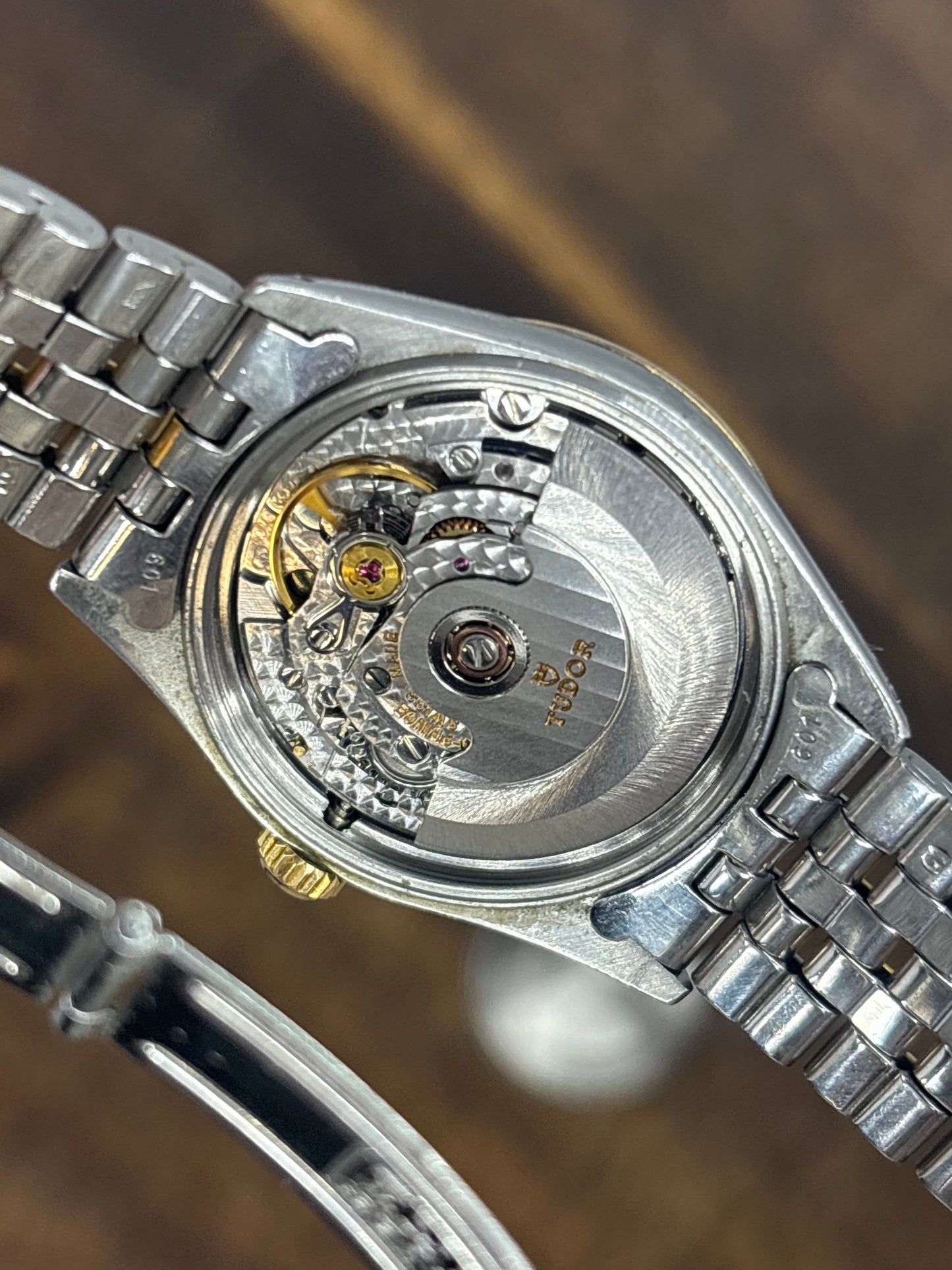Tudor Prince Oysterdate Rotor Automatic 18k gold bezel
