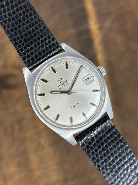 Omega Genève Automatic | Vintage 1970s Swiss Watch | Silver Dial | Serviced