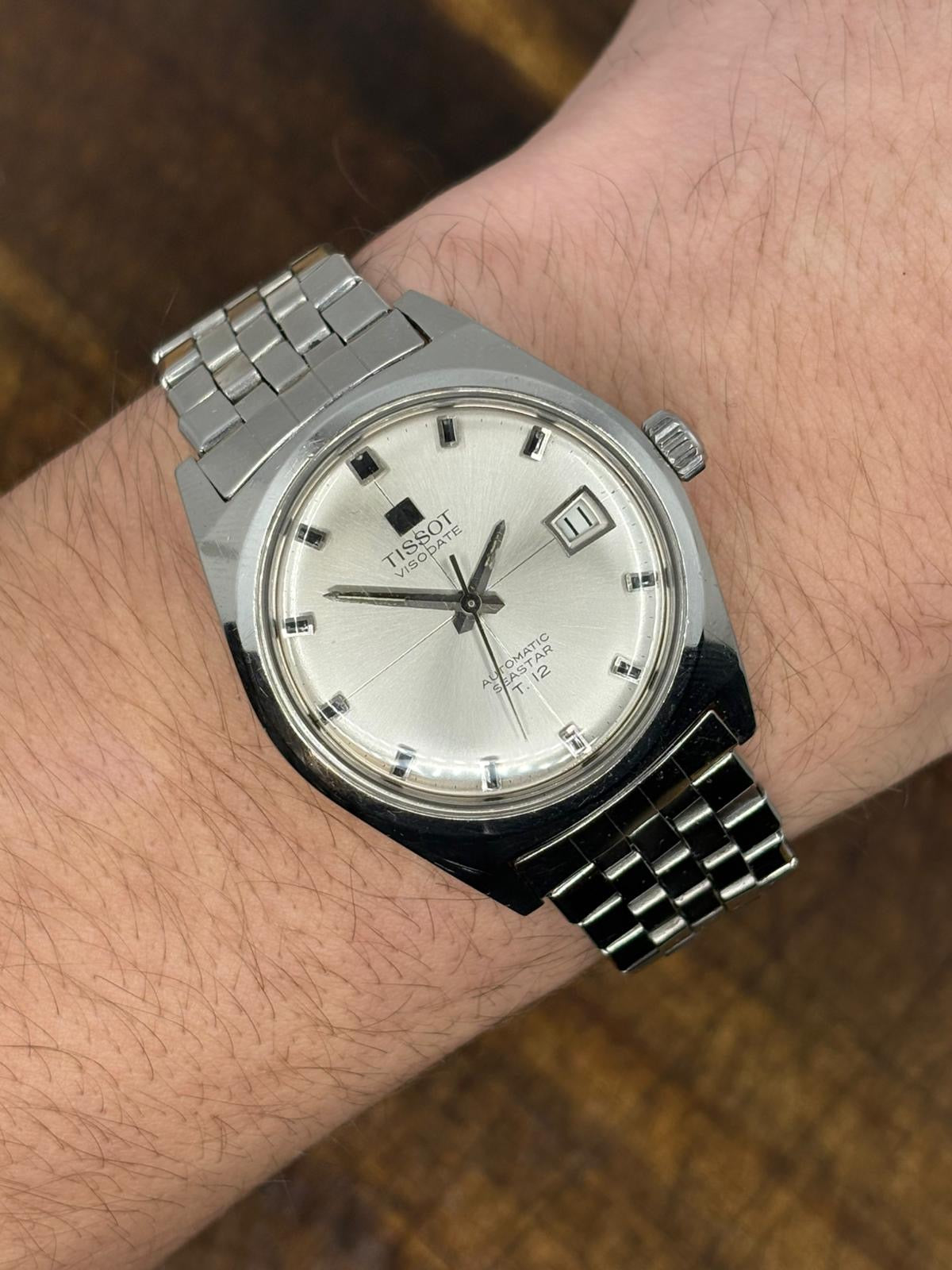 Vintage Tissot Visodate Seastar T.12 Automatic – Silver Dial