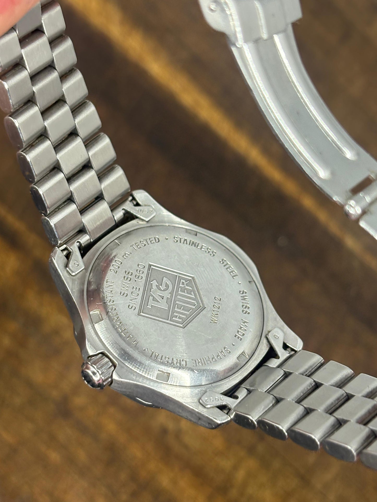Tag Heuer professional stainless steel quartz gents watch