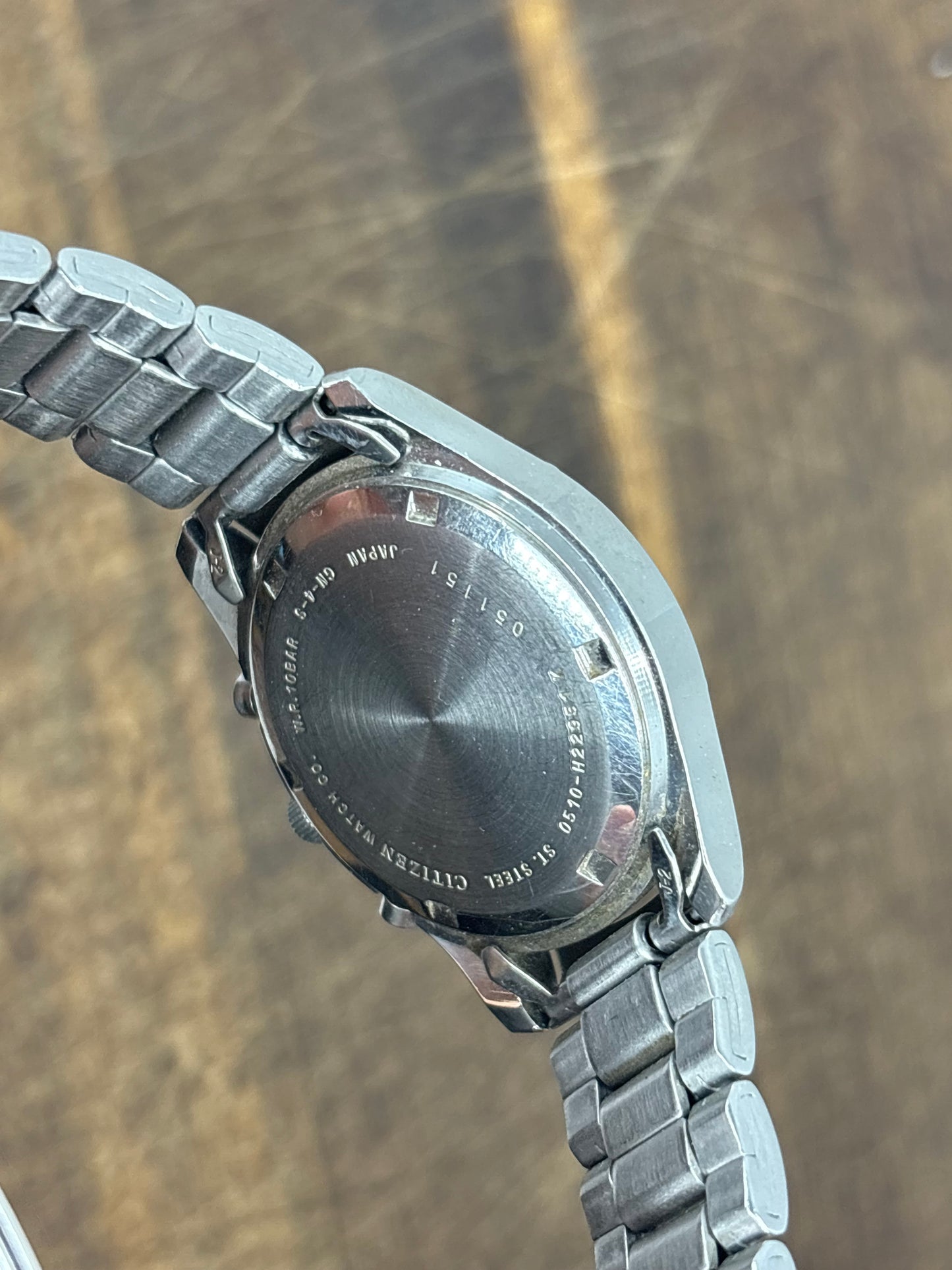 Citizen WR100 Chronograph – Blue Dial, Stainless Steel