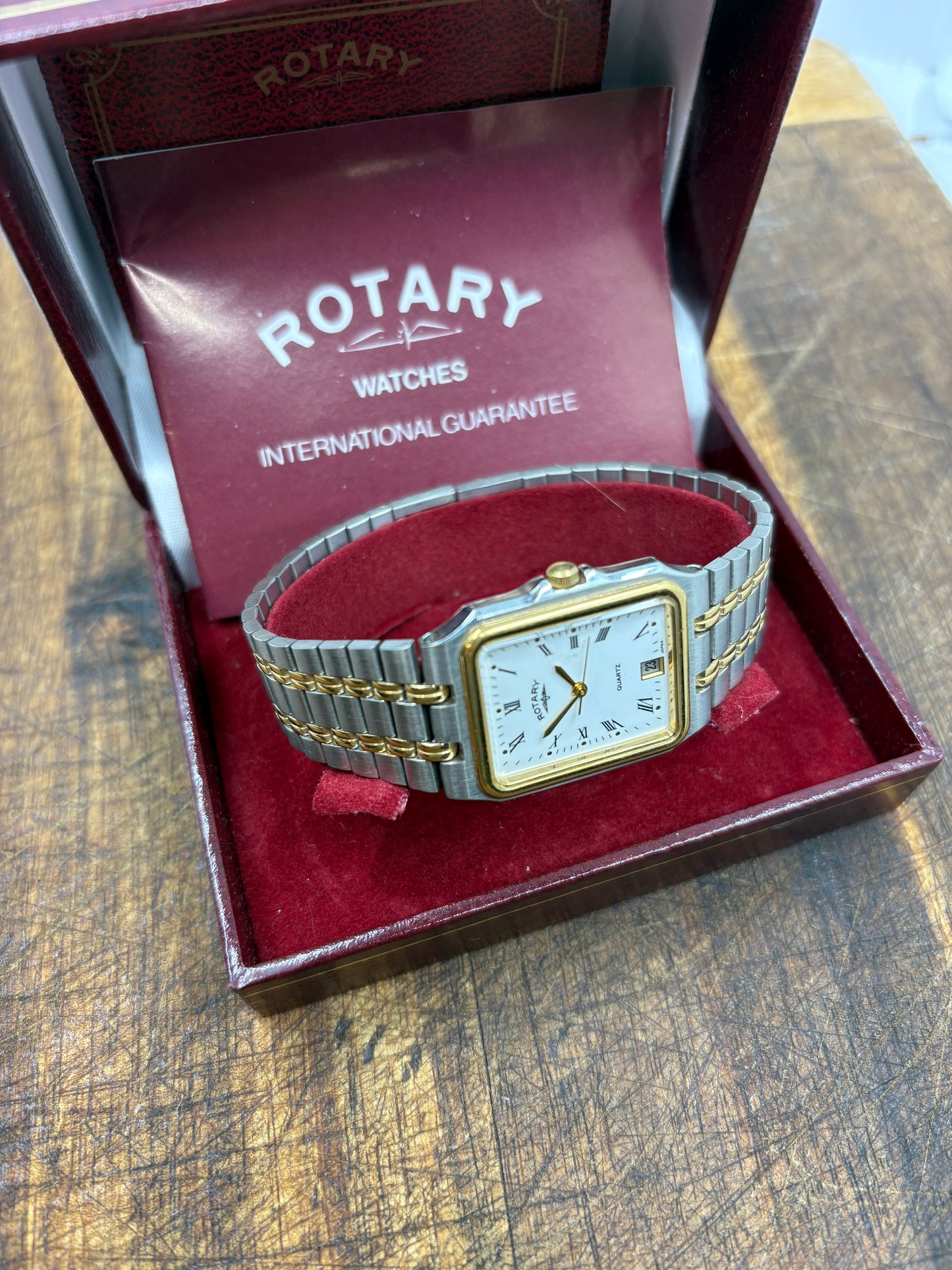 Rotary Quartz Dress Watch – Two-Tone (Box & Papers)