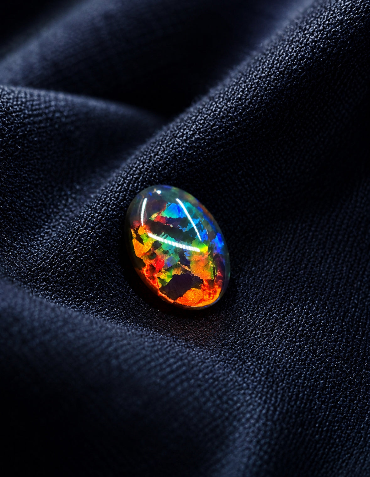 Investment Grade Lightning Ridge Black Opal – 2.75ct | Museum Quality | Full Colour Spectrum