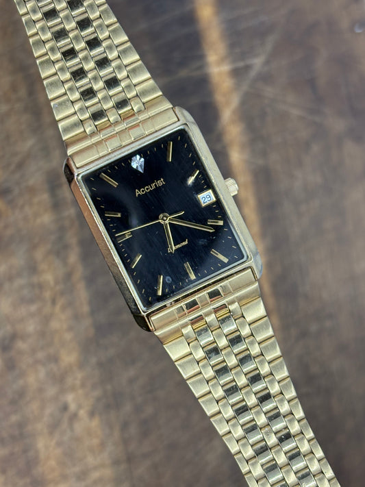 Accurist Quartz – Black Dial with Date