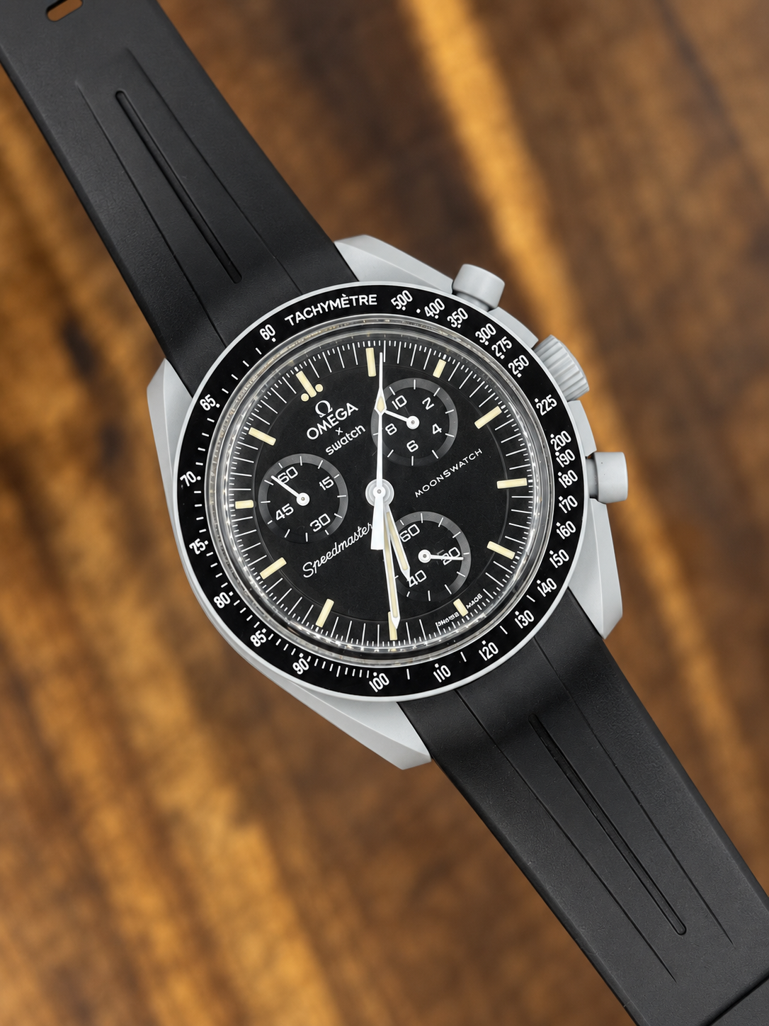 Omega x Swatch MoonSwatch Mission to Mercury – Black Chronograph Watch